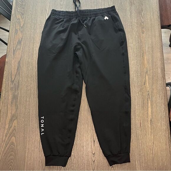 NWOT Tonal High Rise Athletic Jogger Pants Black Size 2X - Picture 1 of 10